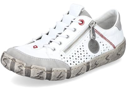Rieker Damen Low-Top Sneaker L0355, Frauen Halbschuhe | Rieker Damen Slipper Eleganz trifft Komfort – Memory-Foam-Sohle. Memory-Foam-Sohle, flexibles Design und perfekter.