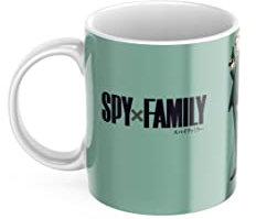 Newseny Taza Spy x Family Anime | Anya (Cerámica 320 ml) (Verde)