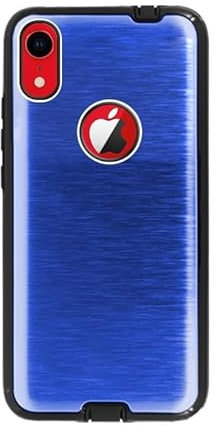 Max Power Digital Hülle für iPhone X/iPhone XS Stoßfest Panzerhülle Case Cover Handyhülle Outdoor Hardcase Handy Bumper Aluminiumhülle, widerstandsfähige verstärkte Panzerung Hart (Blau)