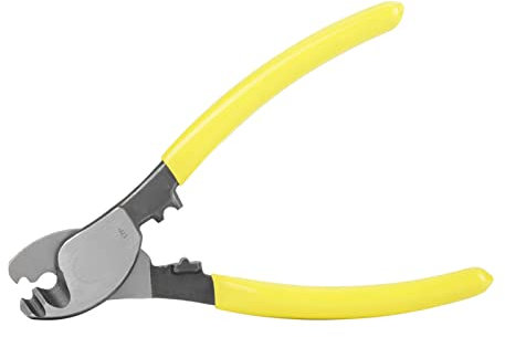 RT-22 6” Wire Cutter, Ck Cable Cutters, Wire Cutters Vanadium Steel Cable Cutter Electric Wire Cutting Pliers Hand Cutting Tool with Anti-slip Plastic Handle