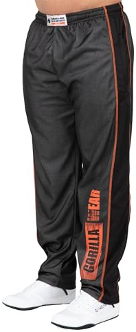 Gorilla Wear Wallace Mesh Pants Bodybuilding Lange Hose Pumperhose Old School Mesh-Hose Herren Doppelgröße
