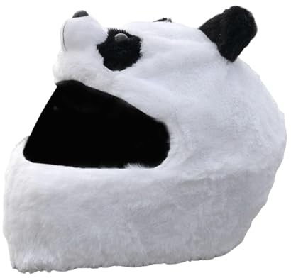 Motorradhelm Cover,Motorradhelm Abdeckung Plüsch,Cartoon Plush Motorcycle Helmet Cover,Motorradhelm Überzug Lustigmotorradhelm Überzug Plüsch,Für Männer, Frauen(Ohne Helm)