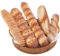 Gresorth Lot de 5 grands pains artificiels réalistes pour la décoration de la maison, de la cuisine, des fêtes, fausses baguettes longues chenilles