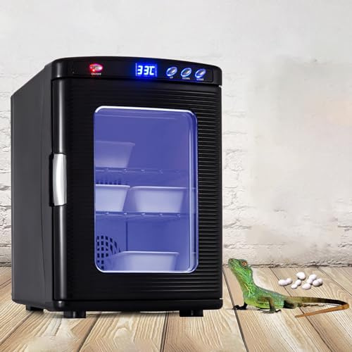 STWBHW Reptile Incubator,Heating 5-60°C Reptile Egg Incubator,Heat Only, Ambient + 1 To 60 Degrees C Temperature Range, 100-240V,Work For Small Reptiles