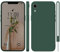 HGH Silikon Hülle für iPhone XR Hülle mit Kette, Ganzkörperschutz Handyhülle Mit Seidig-Weicher Berühren, Stoßfeste Hülle Mit Mikrofaser-Futter für iPhone XR Case Cover 6,1 Zoll,Dunkel Grün