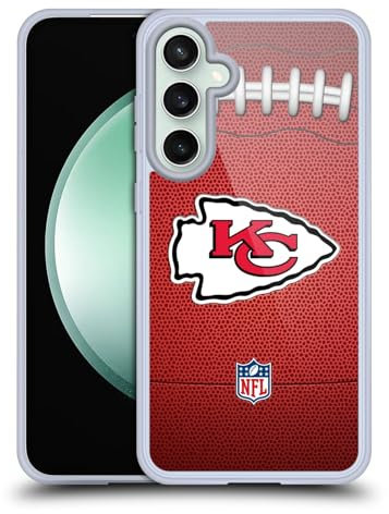 Head Case Designs Offizielle NFL Fußball Kansas City Chiefs Graphics Gel Handyhülle Hülle [Militärischer Schutzgrad] Kompatibel mit Samsung Galaxy S23 FE 5G