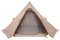 SSLW Large Adult Indian Teepee Tent Camping Pyramid Tipi Tent with Double Mesh Door Free-standing Waterproof Tent for Camping Hiking