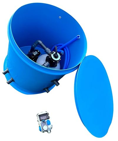 Poolpumpe, Pool pump, Installiert werden kann Sandfilteranlage, kann eingegraben werden Sandfilterpumpe Filteranlage Poolfilter, Schwarz 6m3/h