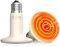 GlowUp 150W Ceramic Heat Bulb for Reptiles,E27 Tortoise Heat Bulb,Ceramic Heat Emitter No Light Infrared Reptile Heat Lamp Bulb for Bearded Dragon,Puppy, Chick,Lizard,Snake