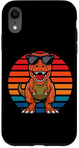 iPhone XR Dinosaur With Sunglasses Case