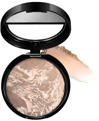 Gebackener Puder Blusher, Gebackener Foundation Make-up Farbe Foundation Make-up, Frosted Blush, Light Puder Blusher, Matte natürliche Hautfarbe (#5, 15g)