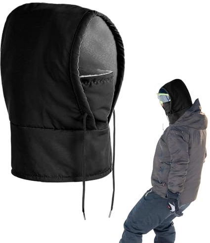 Ski-Gesichtsschutz – isolierte Skimaske, dehnbarer Atemschutz, Thermo-Halsmanschette | Leichter Winterschutz für Schnee, Wandern, , Skiausflüge, UV-Schutz, weiches Futter, Unisex-Outdoor-Ausrüst