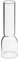 DELITE Glaszylinder 8''' transparent, unterer Durchmesser außen 35,7 mm, innen 32,2 mm, oberer Durchmesser außen 27,8 mm, Höhe 170 mm, für Petroleumlampen