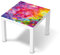 Wandtattoo Möbel passend für IKEA Lack Tisch 55x55 cm I Möbeldeko - Möbel-Sticker Aufkleber Folie I Innendekoration für Schlafzimmer und Wohnzimmer - Design: Abstract Watercolor