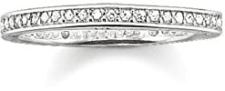 THOMAS SABO Damen Ring 925er Sterlingsilber Eternityring Pavé, TR1983-051-14-50