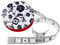 hoechstmass Balzer 80244d-s Rollmaßband rollfix Dekor Blumen, 150 cm / 60 Zoll, Größe 5 cm Maßband, ABS, Schwarz-Weiß, 5 x 5 x 1,4 cm