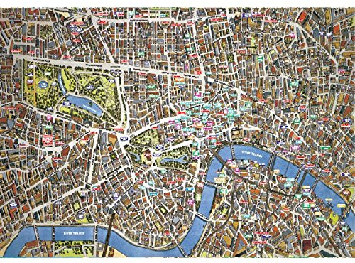 The Happy Puzzle Company – Jigraphy Cityscapes Puzzle | 1000 Pieces | Collectable UK City Puzzle Series (London)