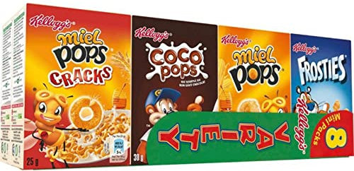 Kellogg’s Variety 8 Mini Packs 215g (lot de 3 soit 24 mini paquets)