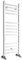 Milano Ive White Straight Bar Heated Towel Rail - 1000mm x 400mm