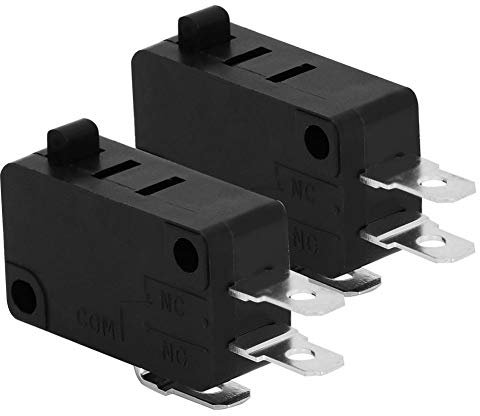 Weiyiroty Good Temperature Resistance Oven Door Switch Microwave Door Switch Microwave Oven Door Micro Switch Voltages for 250V Voltages