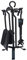 HERSIG - Accesorios Chimenea | Juego 4 Utensilios Chimenea con Soporte