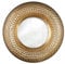 riess-ambiente.de Handgearbeiteter Wandspiegel Orient 60cm Gold Hammerschlag Design Spiegel Badspiegel
