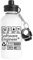 Luxogo Software Engineer Wasserflasche Rostfreier Stahl Reisender Weiß Water Bottle Stainless Steel Traveller White