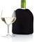 Funda enfriadora para botellas de vino o cava, Ajustable, Neopreno, Gel, Negro.