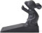 UNISTRENGH Animaux Butoir De Porte Sol Maison De Campagne En Fonte Coin De Porte DéCoratif Tampon De Porte AntidéRapant Support De Porte Noir Cales De Meubles Pour Enfant (Souris)