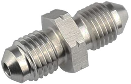 KRD PERFORMANCE Edelstahl -3 AN Stecker Flare auf M12 x 1,25 Stecker metrisch Flare Bremsschlauch Fitting Anschluss