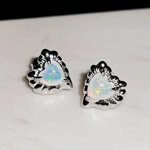 Ohrringe Ohrstecker Damen Herren schmuck Silber Lava Liebe Herz Ohrstecker für Mädchen Chic Ohrringe Frauen Ohrring Party Schmuck Hochzeit Geburtstag Geschenke für Frauen