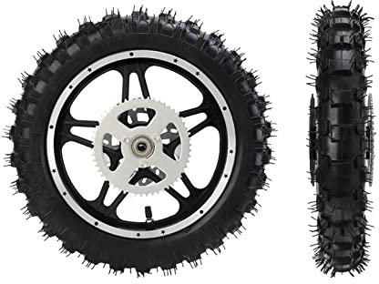 pit bike wheels,Rad,Dirt Bike Hinterrad Gummi Metall 2.5-10 mit Disc Ritzel Lager Felge Reifen Montage für Mini Pit Bike