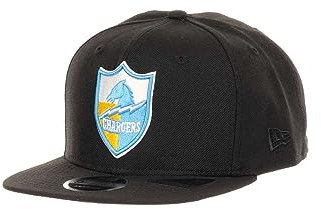 New Era Los Angeles Chargers NFL Black 9Fifty Original Fit Snapback Cap - One-Size