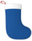 TRESILA Personalisierbarer Weihnachtsstrumpf Nikolausstrümpfe, Geschenktüten, Süßigkeitenbeutel, Weihnachtsbaum, zum Aufhängen für Weihnachten, Urlaub, Party, Meereswellen-Blau