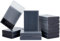 BENECREAT 16 Stück Schwarze Kraftpapier Geschenk-Schubladenbox, 13.8x9.7x2.5cm Geschenkschubladenbox Mit Durchscheinendem Kunststoffdeckel Und Mattiertem PVC-Fenster Für Hochzeitsgeschenk