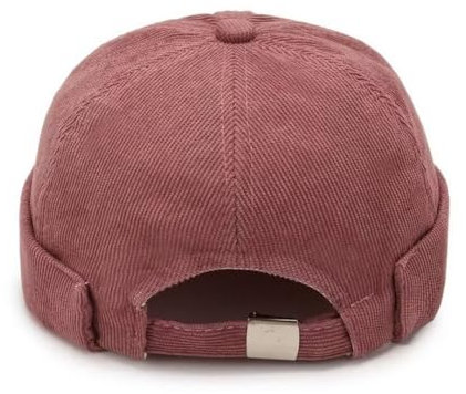 Faringoto 8 Stück randlose Kappen für Herren, Docker-Hüte ohne Krempe, Vintage-Schädelmütze, Street-Mütze, Hip-Hop-Mütze, Pink, Einheitsgröße