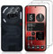 Lutree para Nothing Phone (2a)/ (2a) Plus Cristal Templado, 2+2 Piezas Protector de Pantalla+ Protector de Lente de Cámara, HD Anti-Arañazos Vidrio Templado Película Protectora para Nothing Phone 2a