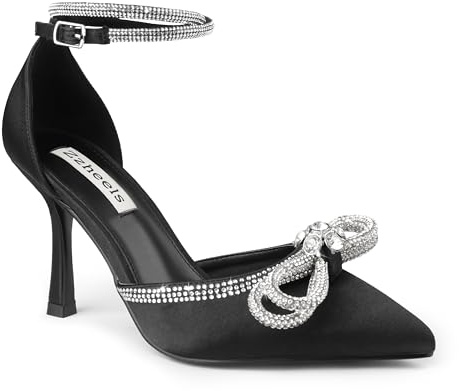 Zzheels Damen Bow HeelsPumps
