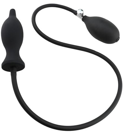 Silikon Aufblasbarer Analplug Mit Pumpe Verstellbar Buttplug für Anal Expansion Stimulation Anal Expert Sexspielzeug für Männer Frauen Paare Silikon Aufblasbarer Analplug Mit Pumpe BDSM Analstöpsel