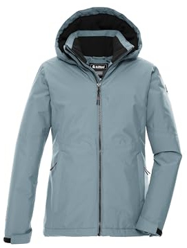 killtec Mädchen Funktionsjacke/Outdoorjacke mit Kapuze KOW 217 GRLS JCKT, hell rauchblau, 152, 43502-000