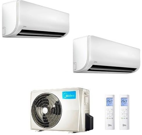 CLIMATIZZATORE DUAL 9+12 MIDEA EVOLUTION A++A+ R32 M2OG-14HFN8-Q R-32 Wi-Fi Optional