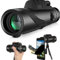 Monokulares Teleskop, 80x100 High Definition Monoculars Teleskop mit klarem Sicht bei schlechten Licht