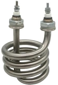 1 stück 220 V/380 V Elektrisches Wasserdestilliergerät Heizung Heizelement 2.5KW/3KW/4.5KW Spirale Edelstahl Tauchsieder Rohr(220V 201SS,3000W 80mm M16)