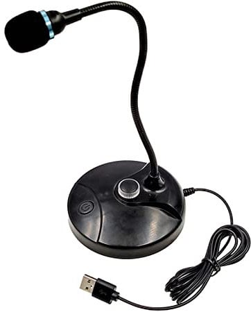 Limtula Microphone For PC Computer USB Microphone Desktop Condenser With Mute Button Gaming Mic For Streaming Podcasting