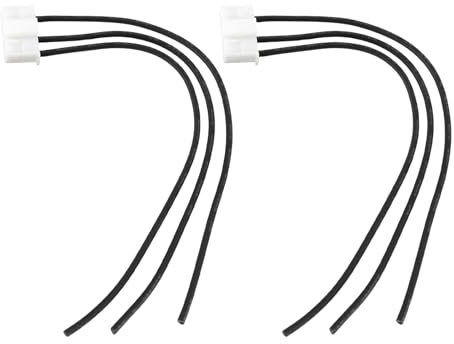 eMagTech 2 Stücke 7Pin Auto Xenon Scheinwerfer Stecker Harness 18AWG Kompatibel mit Ford Focus 15cm