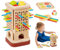 Tuxuseo Holzstäbchen Spiel | Buntes Brettspiel Mit Holzstäben,Farbenlernen & Feinmotorik Spielzeug Für Kleinkinder Kinder Vorschule