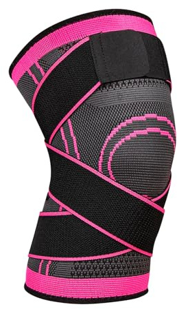 Fefod Ginocchiera Ortopedica per Uomo Donne, Tutore Ginocchio a Compressione Ginocchiere Palestra Regolabile, Antiscivolo Fascia Ginocchio Ortopedica per Artrosi Ginocchio, Menisco Lesionato, Sportiva