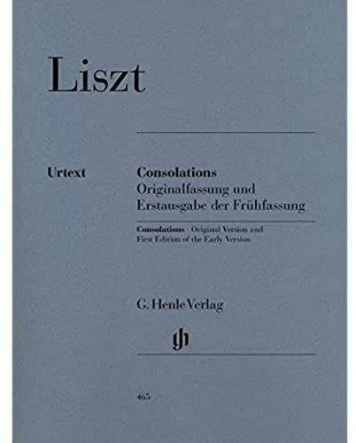 Consolations. Klavier: Instrumentation: Piano solo (G. Henle Urtext-Ausgabe)