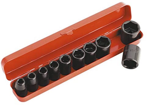 Sealey Ak56/11M Impact Socket Set 10Pc 1/2Sq Drive Metric