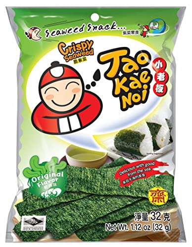 Tao Kae Noi Crispy Seaweed 32G - Pack of 3